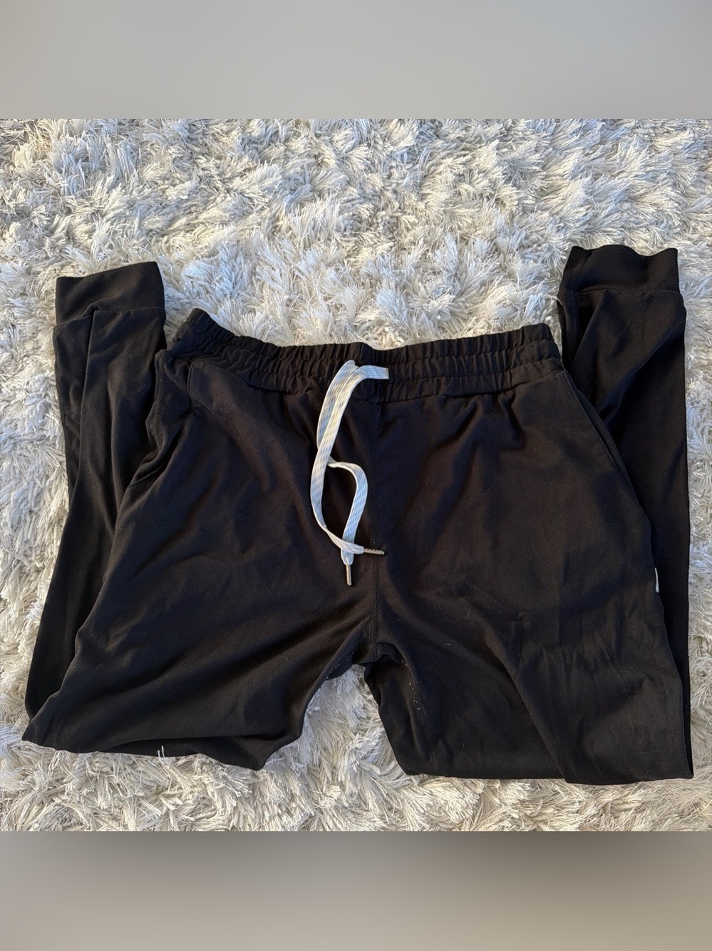 Vuori Black Drawstring Joggers